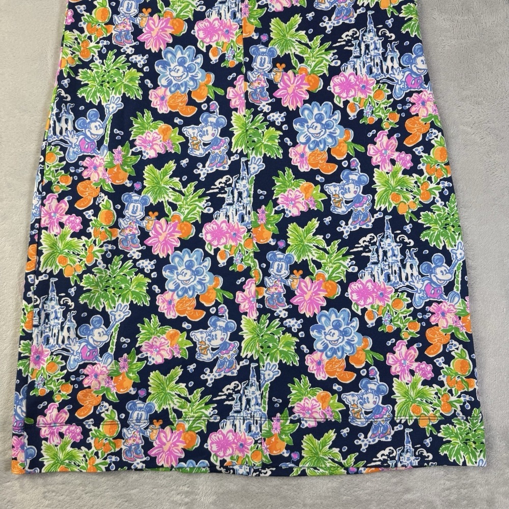 Disney X Lilly Pulitzer Dress XS Mickey & Minnie Mouse Long Sleeve Tropical - Picture 11 of 14